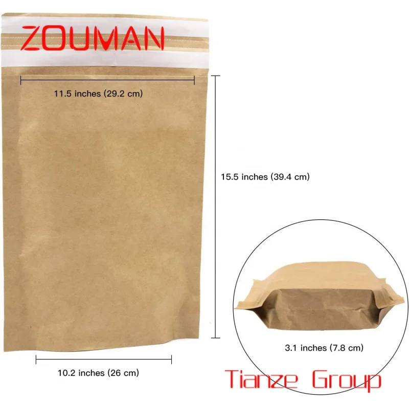 Custom , Custom Recyclable T-shirt Clothing Mailing Envelopes Document bag Self Seal paper shipping bags for clothing