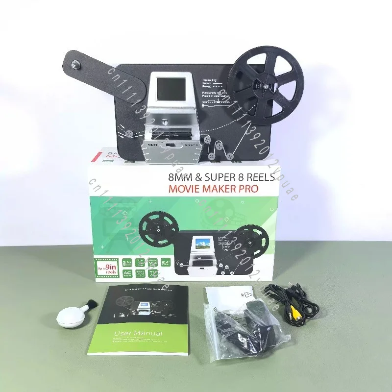 Portable 8mm & Super 8 Film Scanner Film To Digital Converter For Old Movie Digitization With Free Memory Card