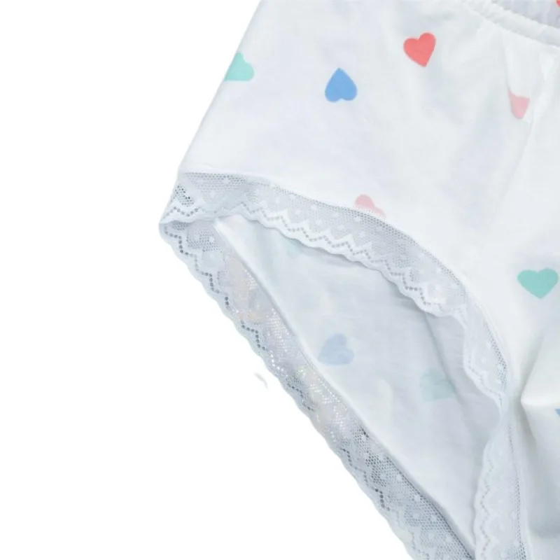 Man's Sweet Cute Flower Graphics Cotton Briefs Panties Breathable Lace Trim Sexy Mid Waist Lingerie BF Nightclub Club Show Panty