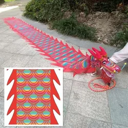 3/4/5/6 Meters Chinese Silk Dragon Dance Products Fitness Dragon For Children Adults New Year Christams Outdoor Performance