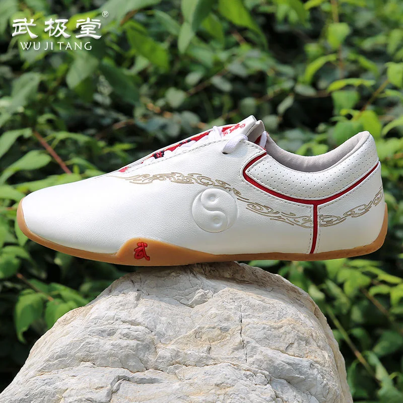

Professional Martial Arts Shoes Men Women Genuine Leather Tai Chi shoes Unisex Luxury Brand Taekwondo Shoes for Couples