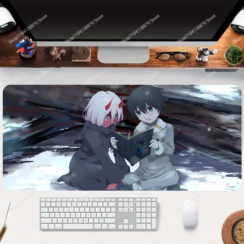 1pc DARLING In The FRANXX Zero Tow Non-slip Mouse Pad Suitable For Office Computers Laptops E-sports Game Desk Mats XXL Keyboard