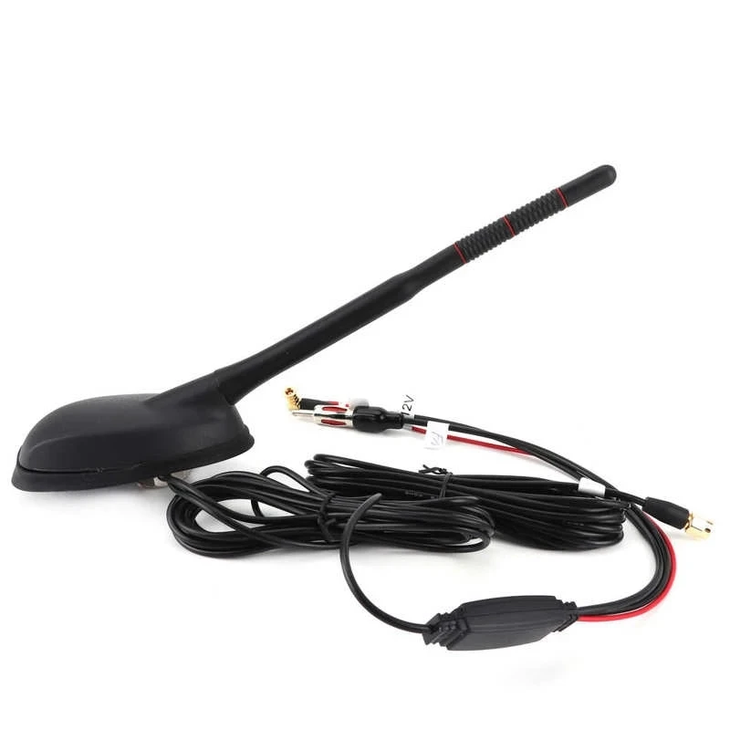 2X Antenna Car Car Antenna DAB+GPS+FM Antenna Active Amplified Roof Mount Waterproof Dustproof Universal