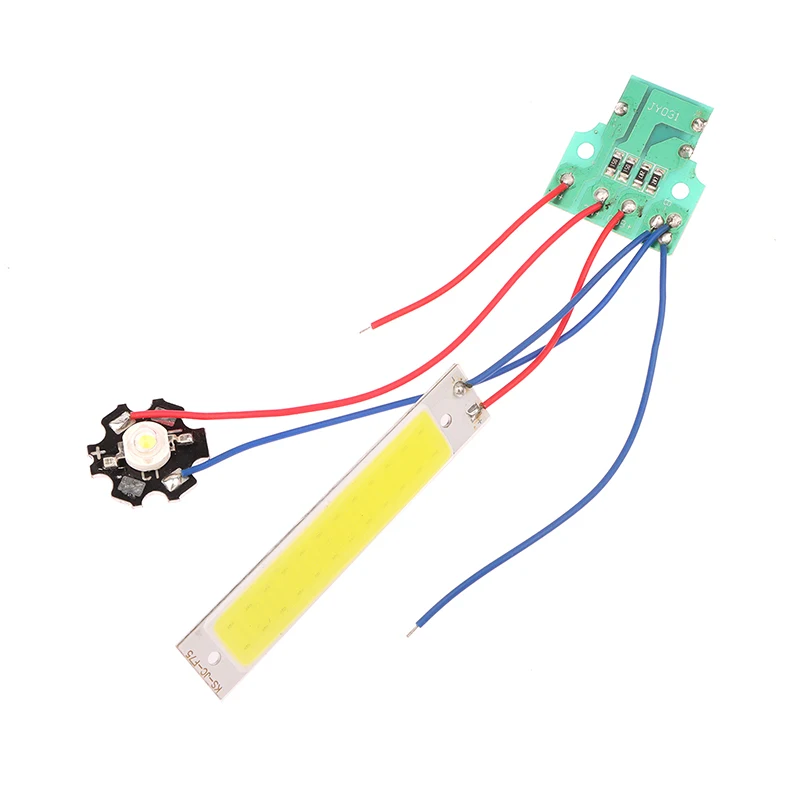 DIY Desktop Lamp Dual LED Light Board Flashlight Driver Circuit DC3.7V-5V