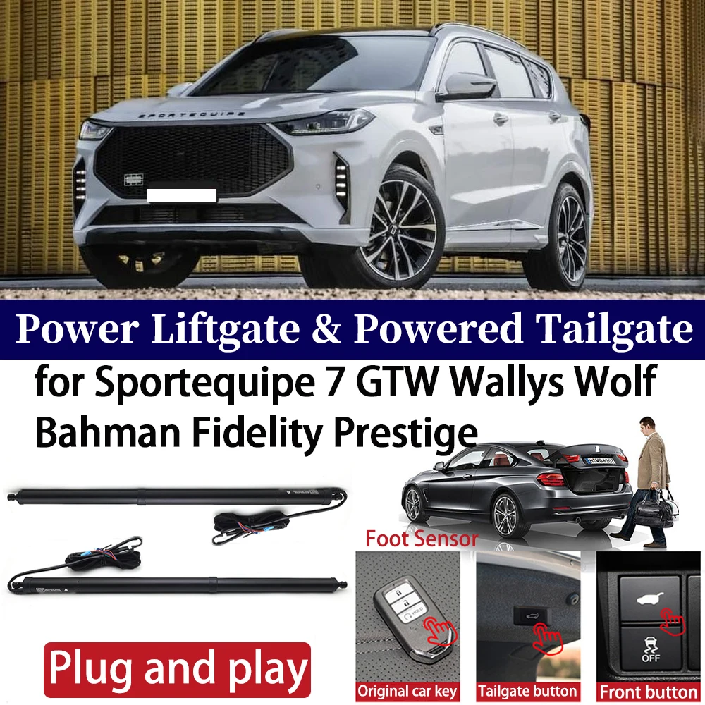 

for Sportequipe 7 GTW Wallys Wolf Bahman Fidelity Prestige Original Car Electric Automatic Powered Tailgate Trunk Closer System