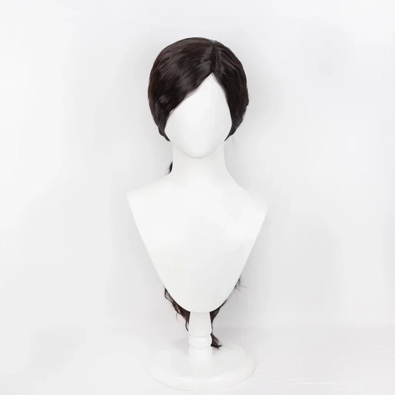 Movie Wicked Elphaba Cosplay Wig Adult Women Long Black Curly Braid Synthetic Hair Wigs Halloween Accessories Props