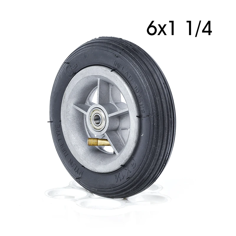 6x11/4 tire 6 inch solid / Inflation Wheel For Small Eurf Electric Scooter 150mm tyre inner tube fits Motorcycle A-Folding Bike