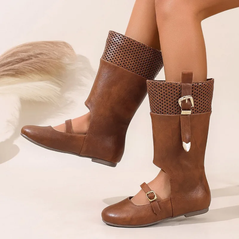 

Fashionable Women's Cool Boots Bohemian Lace-up Summer Women's Trousers Boots Designer Casual Woman's Shoes Sandalias De Mujer