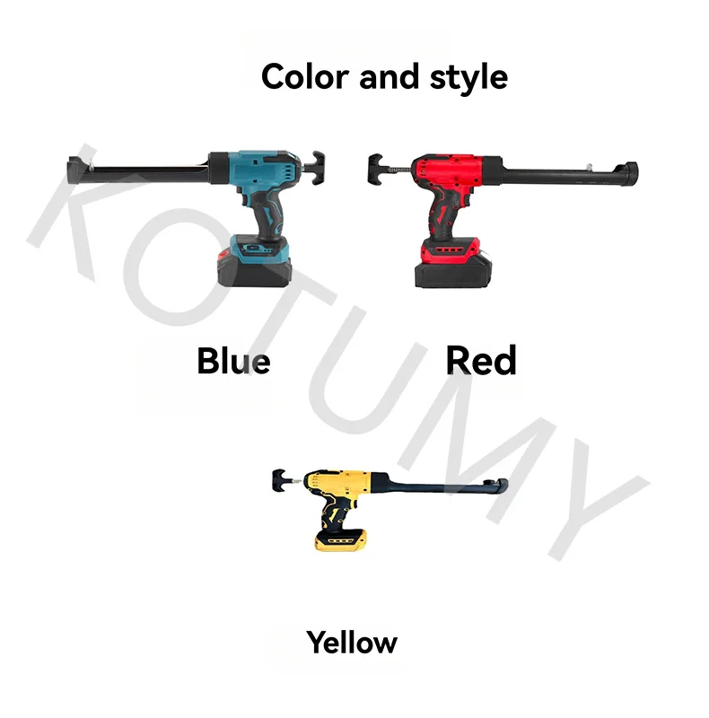 Electric sealing gun, glass glue gun, 21V cordless electric glue gun, multifunctional glass sealing gun