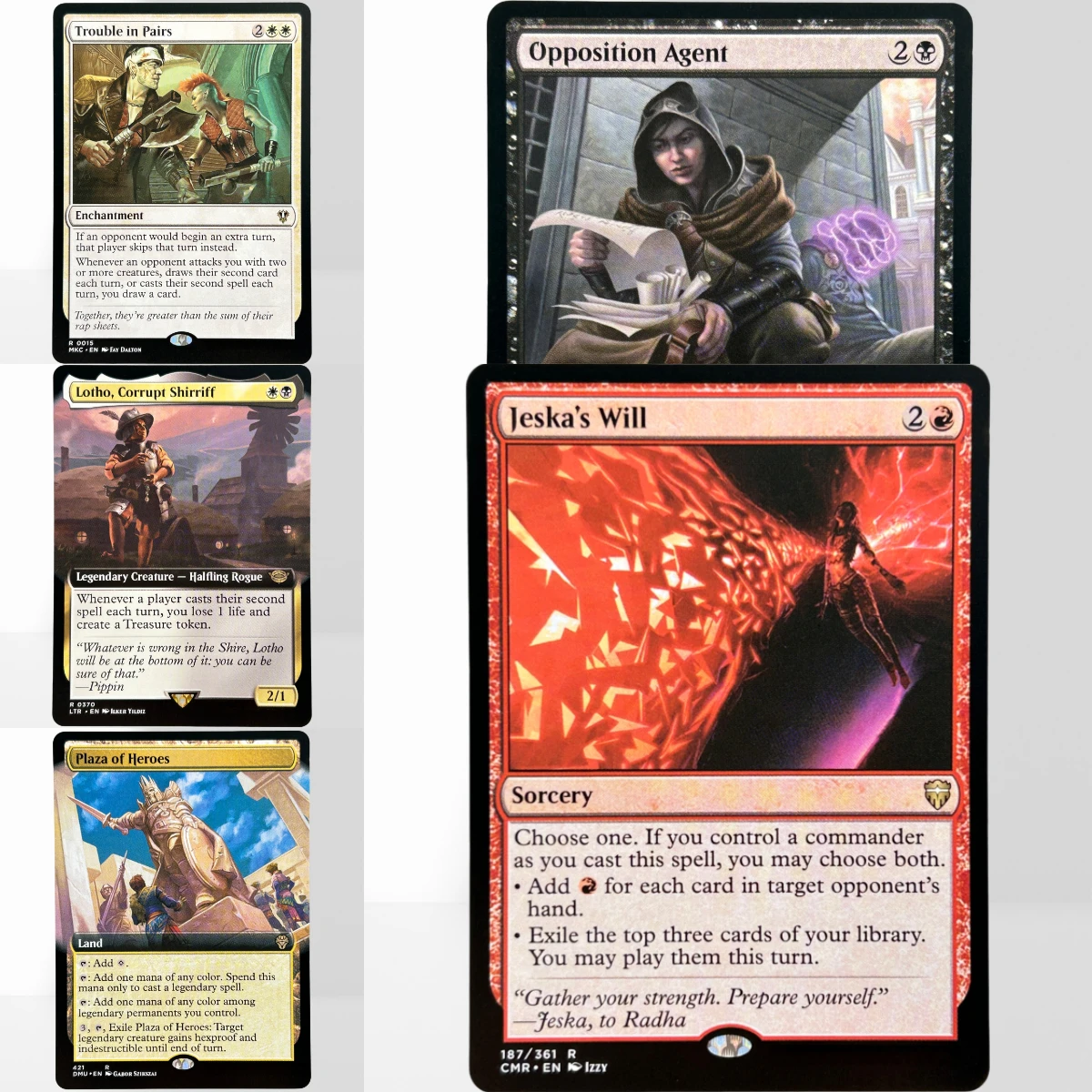 HOLO48-47-1TCG Proxy Mágico Bloodletter of Aclazotz Delighted Halfling Emeritus of Ideation Trouble in Pairs German Black Core