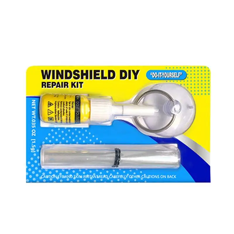 

Windshield Crack Repair Kit Effective Glass Repair Fluid Car Crack Repair Kit Auto Glass Repair Resin Windshield Scratch Remover