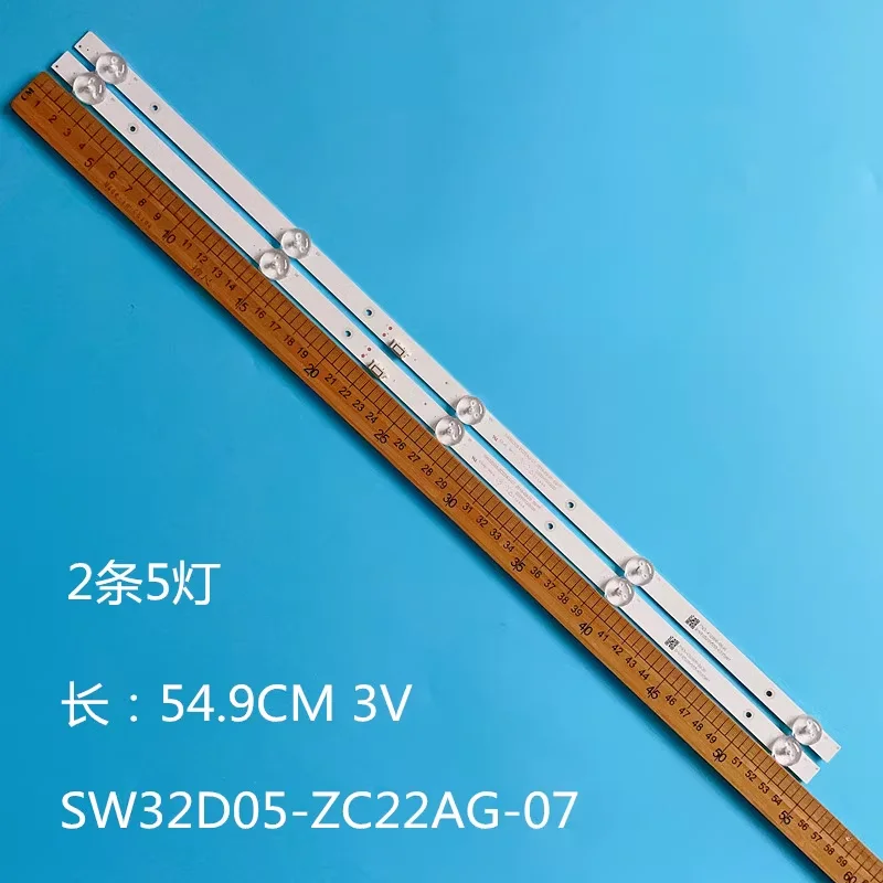 2pcs 550mm 3V2W Led Tv Backlights Strip For Skyworth 32inch SW32D05-ZC22AG-07 303SW320039 TH-32GS490 TH-32GS500DX