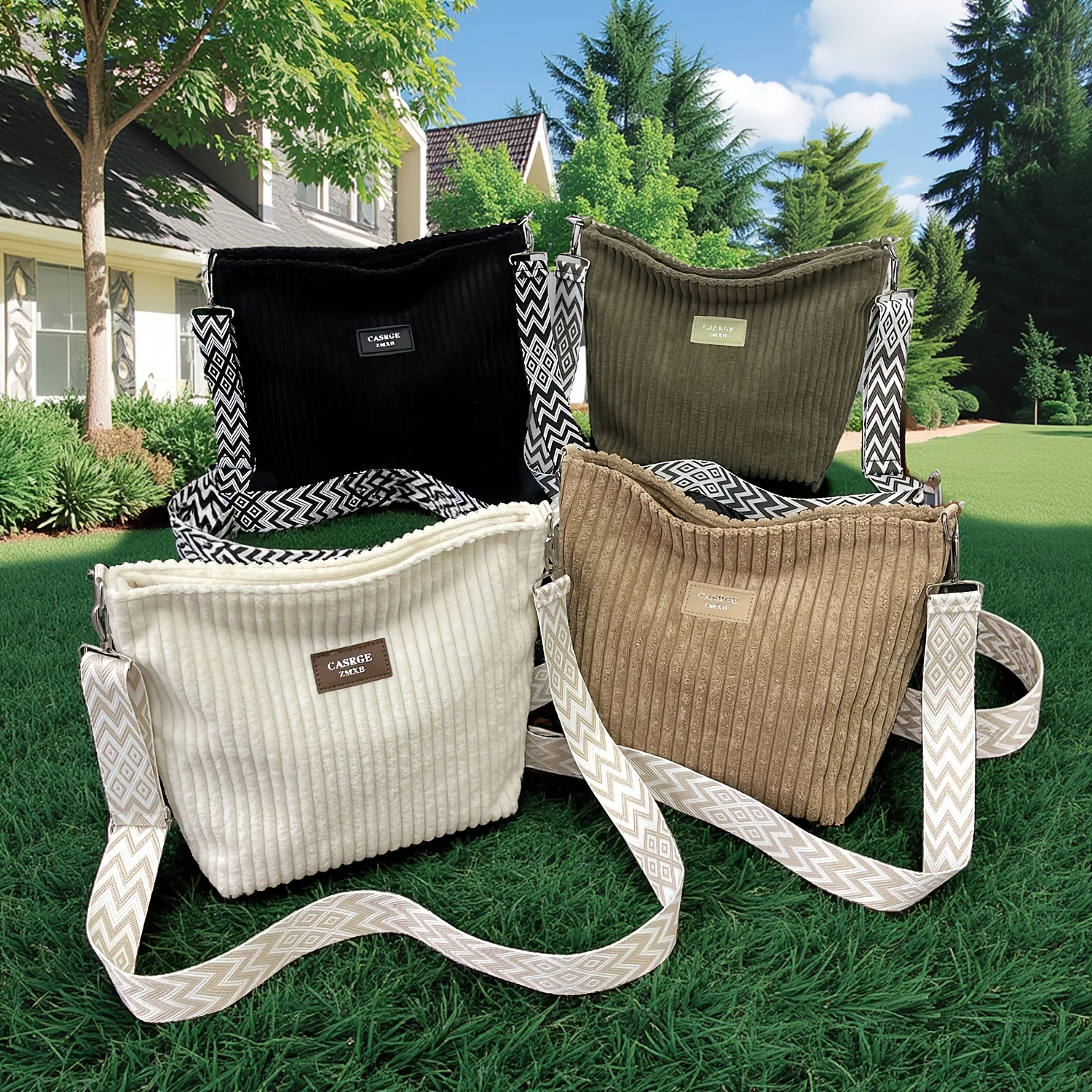 

Сплошная цветная вельветовая сумка-мессенджер, универсальная сумка, женские сумки через плечо, повседневная шикарная женская сумка-ведро Bolsos Mujer