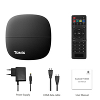 TANIX A3 H313 Intelligent Visual Electronic Cat Eye 16G Android 10.0 WIFI 4K HD Set-top Box Allwinner H313 Internet Set-top Box