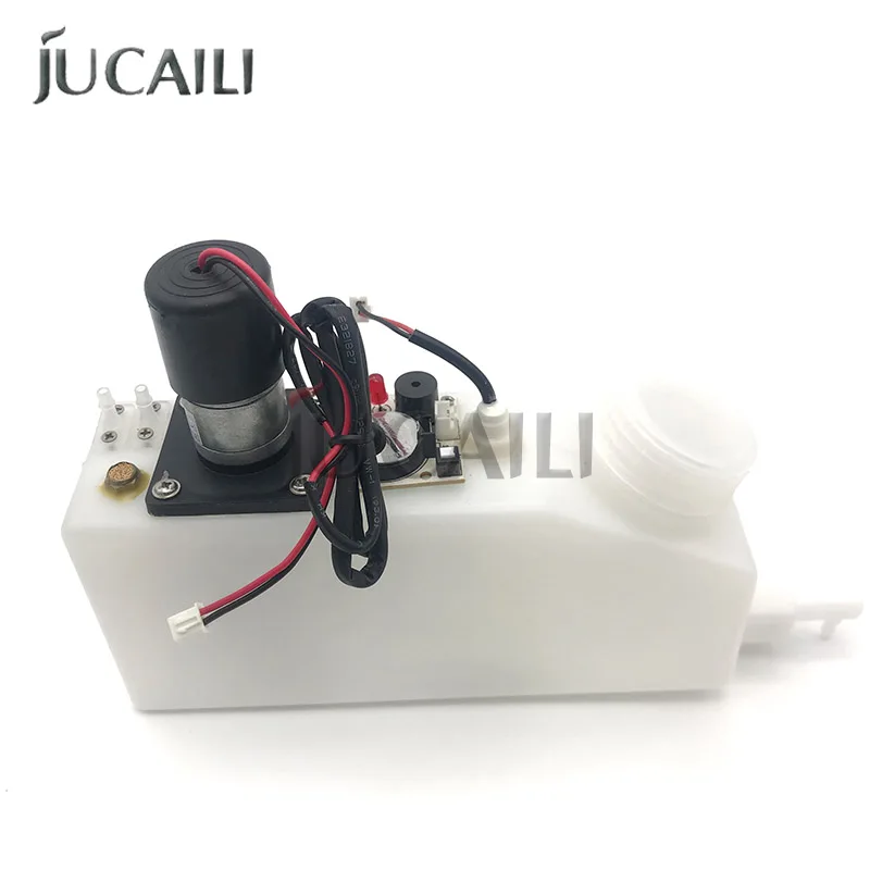Imagem -02 - Cartucho de Tinta Branca com Motor Agitador Sensor Líquido com Alarme para Impressora uv Dtf Subtanque de Tinta com Abafamento 500ml