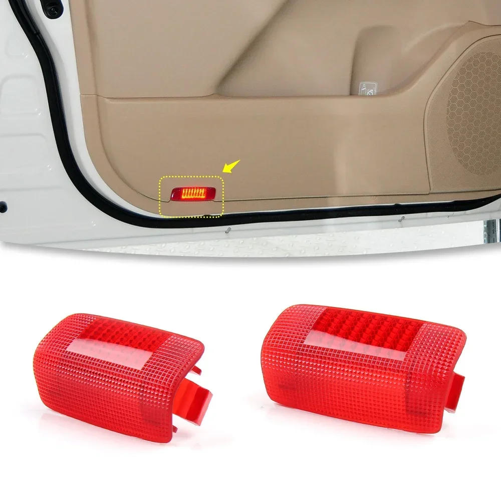 For Toyota Prado Land Cruiser Car Door Lamp Shade Door Light Cover 81911-28020 For Camry Previa Alphard Warning Light Red Light