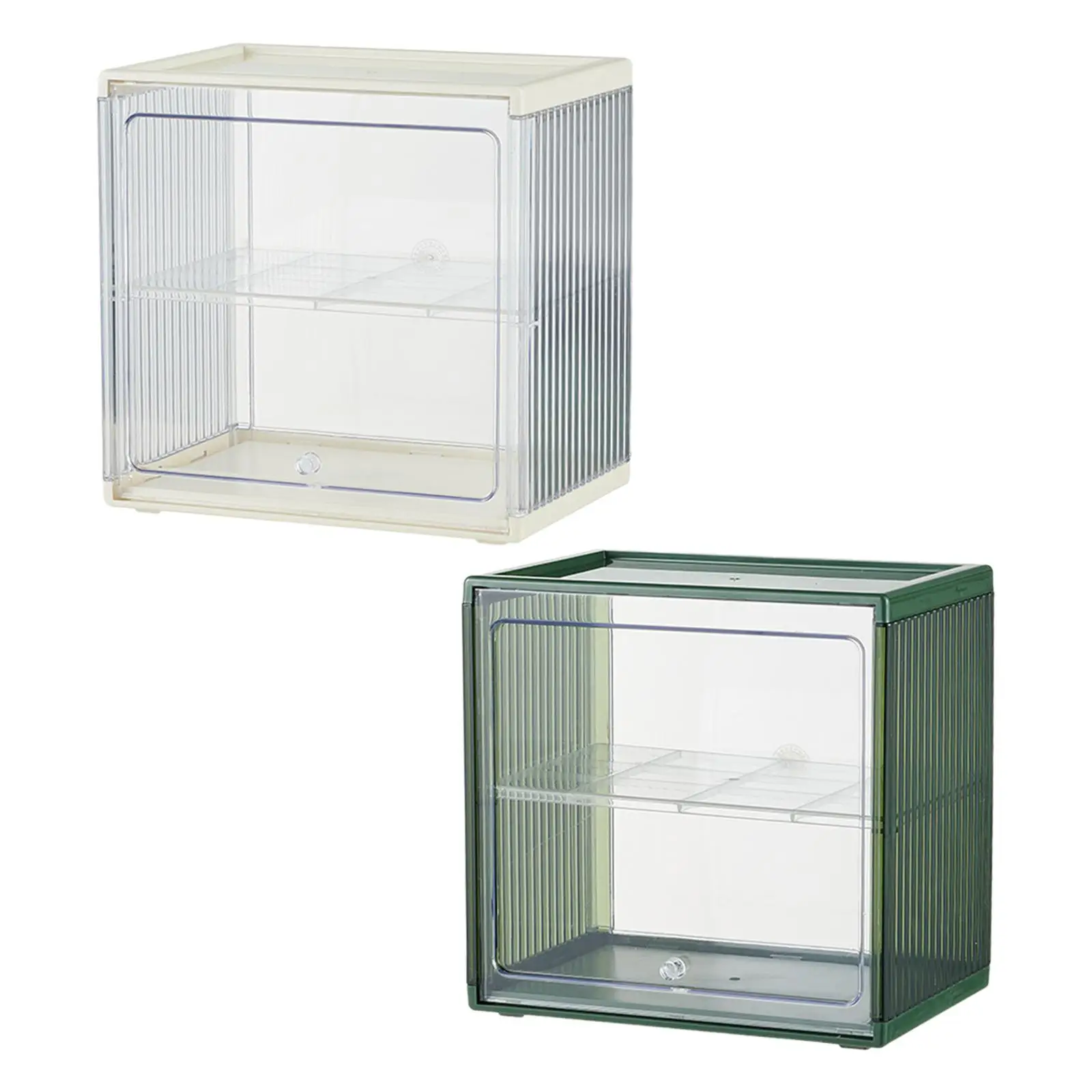 Cup Storage Shelf Acrylic Storage Box Kitchen Organizer Desktop Cup Display Rack for Breakroom Bathroom Hotel Cafe Coffee Mug