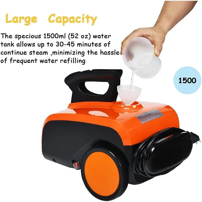 COSTWAY Multipurpose Steam Cleaner with 19 Accessories, Heavy Duty Household Steamer Chemical-Free Cleaning