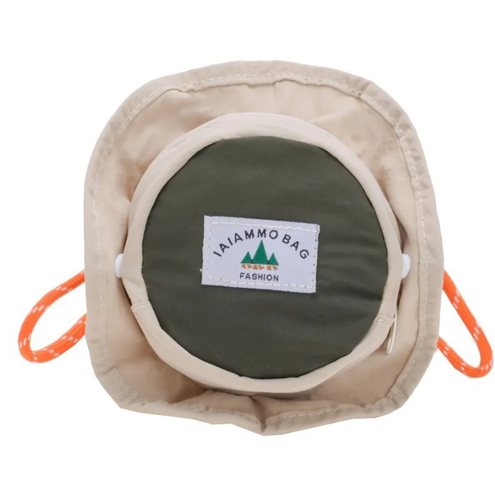Bolso bandolera ajustable con forma de sombrero, cremallera suave, monedero portátil para niños con botón a presión y cordón, bolso de hombro para niño
