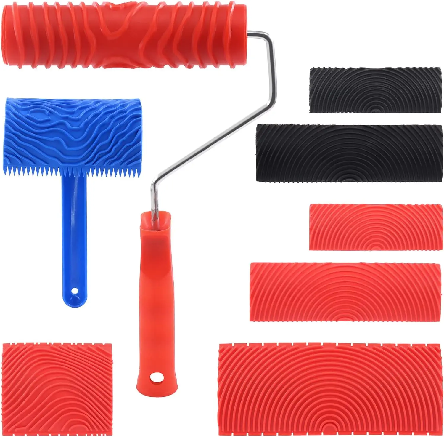 

1 Set Wood Grain Imitation Tool DIY Rubber Graining Tool Imitation Wood Grain Paint Tool Paint Printing Tool