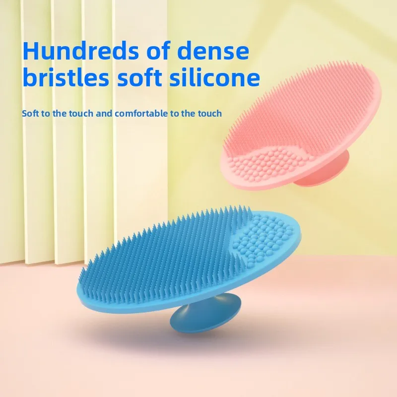 ‌ Brosse de massage du cuir chevelu en silicone – Shampoing 2 en 1 et nettoyant pour le visage, exfoliant pour peaux sensibles/soin des cheveux
