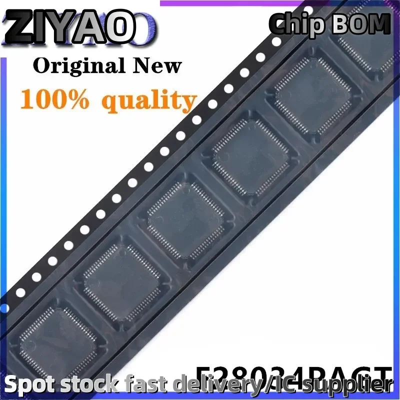 

5Pieces TMS320F28034PAGT TQFP-64 F28034PAGT Microcontroller Chip IC Integrated Circuit Original Brand New