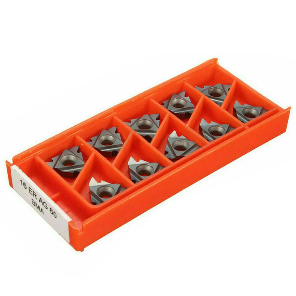 A Practical Addition to Your Workshop Set of Ten Robust Model 16ER AG60 BMA Carbide Insert Threads Made to Last