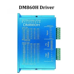 DM860H DM860 Stepper Motor Driver Controller Module 7.2A 24-110V DC/ 18-80V AC for 2 Phase 57 86, Printer motor drive