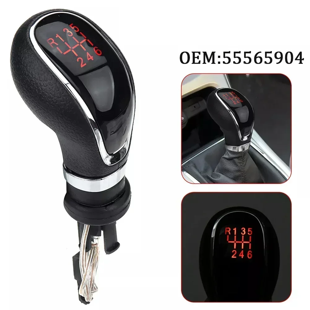 

RED LED LIGHT GEAR SHIFT KNOB 6SPEED MANUEL For Buick For EXCELLE For GTXT For OPEL For ASTRA 2009-2014 55565904