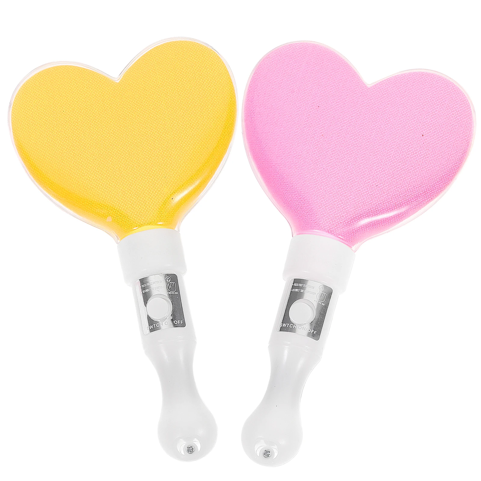 

2pcs Glow Sticks Beautiful Design Material Concert Party Festival Decorations Easy to Operate Toys for Baby