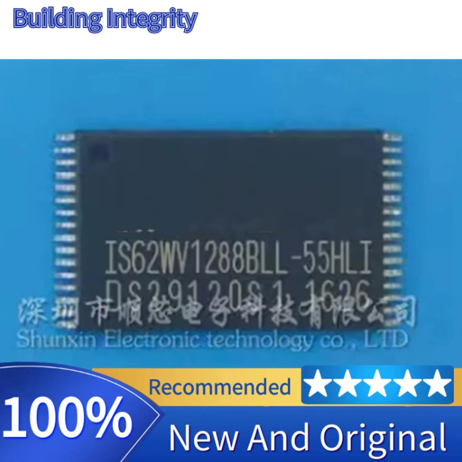 10~50PCS IS62WV1288BLL-55HLI Static Random Access Memory Chip SRAM Package TSOP32 100% Brand New Original Large Stock