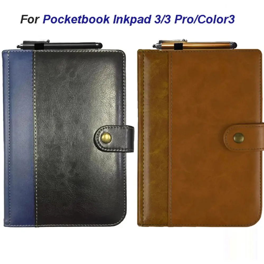 Auto Sleep/Wake 7.8 Inch E-Reader Case Buckle Shockproof WP63GW Protective Case for Pocketbook Inkpad 3/3 Pro/Color3