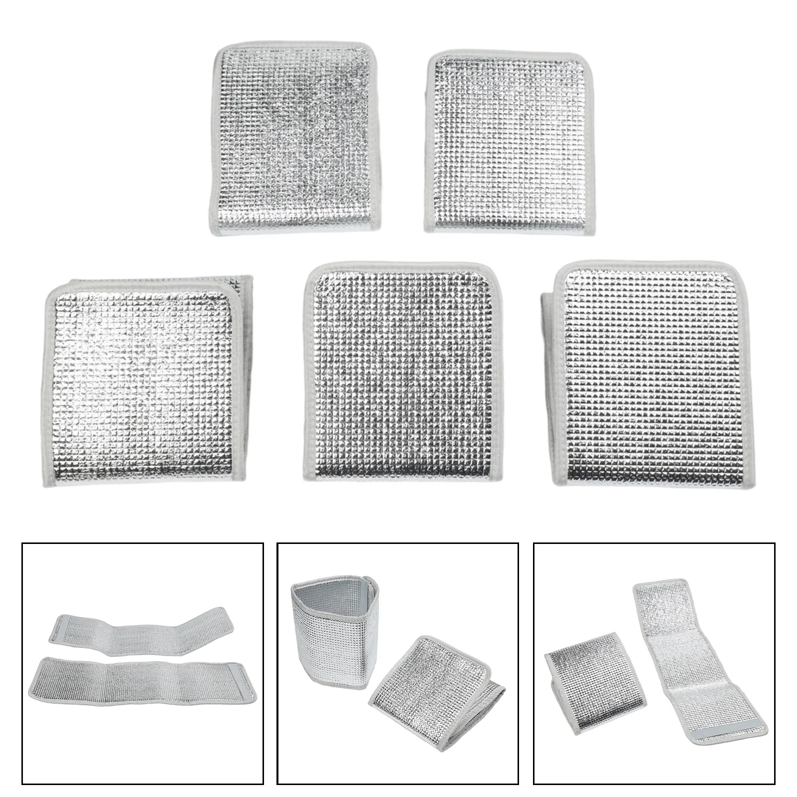 

5 штук термоизоляционных чехлов для горшков с двойным слоем изоляционной пленки для эффективной защиты растений от заморозков в саду и домашних горшках