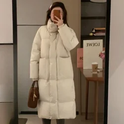 2024 New Winter Thick Warm Mid-length Cotton-padded Jacket Coat Women's Winter Korean Sports Style Cotton-padded Jackets Parker