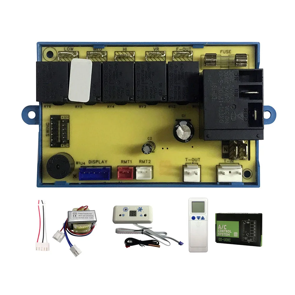 Conjunto de panel de control de CA para aire acondicionado con accesorios Control confiable de temperatura para una experiencia de usuario mejorada