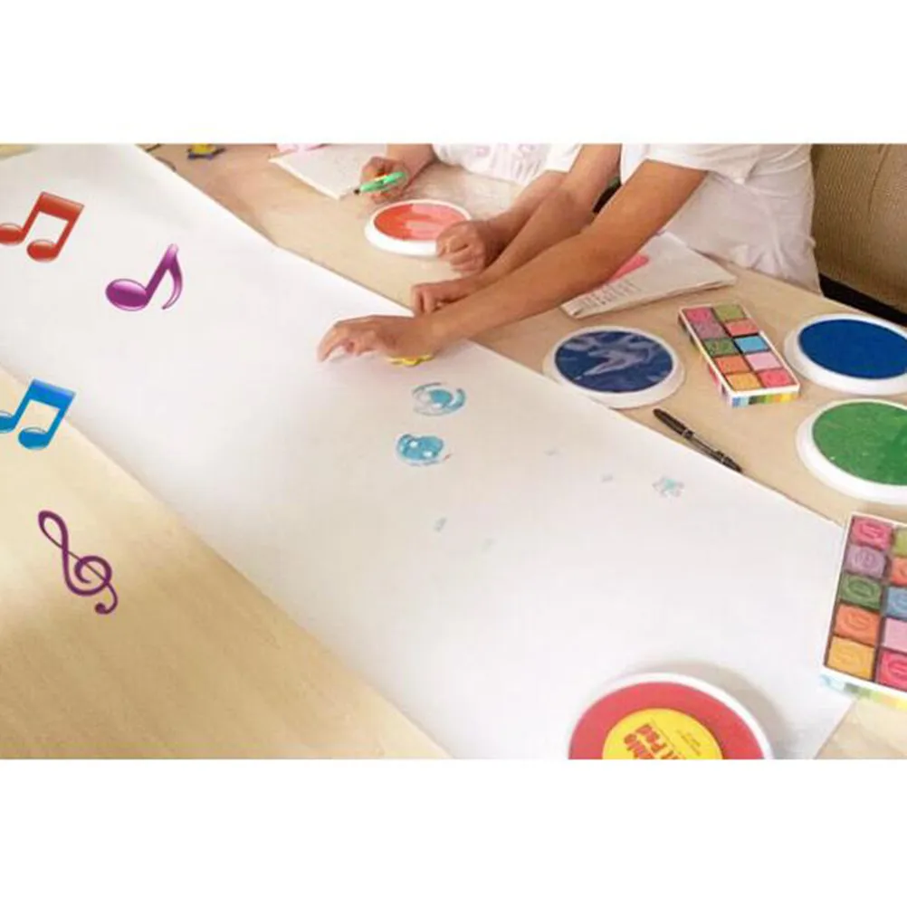 White Drawing Paper Roll Thick Smooth Surface for Kids Creativity Graffiti Art Sketch Craft Poster Wrapping Paper Home School