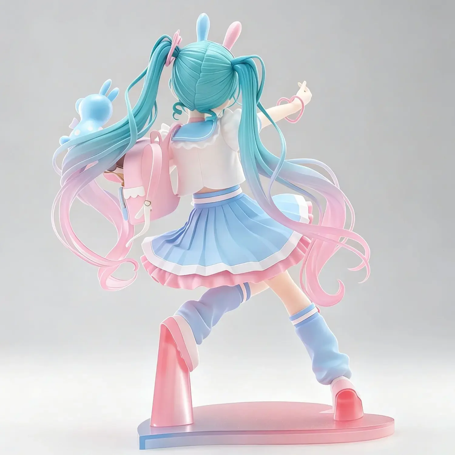 Hatsune Miku Heart-shaped Macaron Anime-related Figurine Toy Finished Model Display Item Limited Edition Statue Gift view 3
