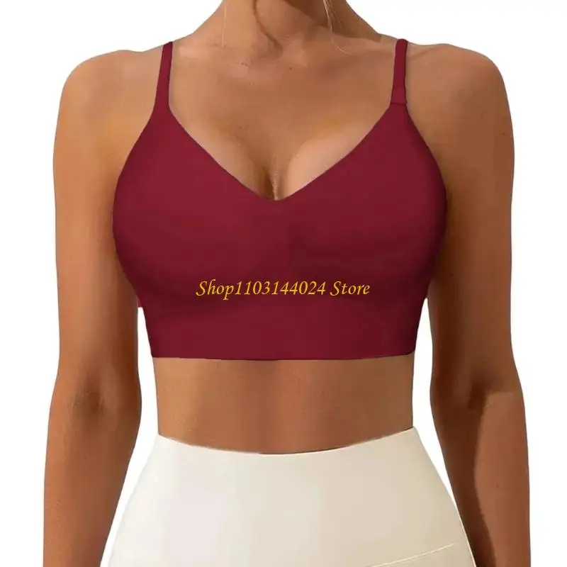 N5KE Low Back Bras for Women Backless Straps Low Cut Push up Seamless Bras Comfort V Neck Bralette