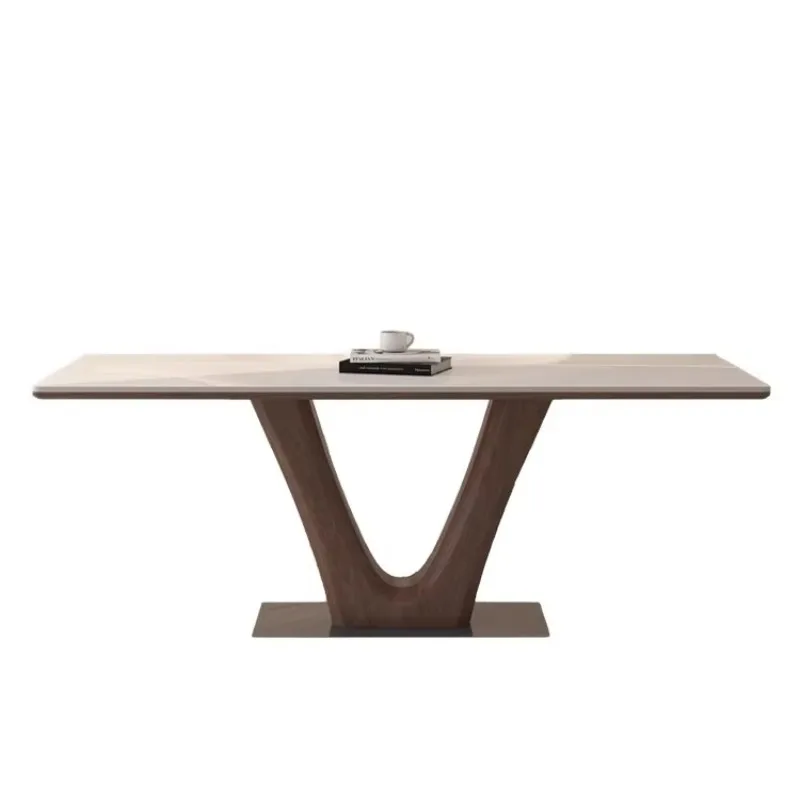 TAO Small family apartment Italian minimalist light luxury medieval style full support base plate for eating