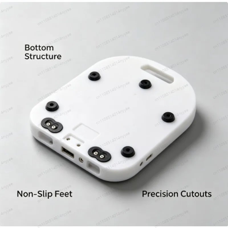 Acrylic Sliding Board for Thermomix TM6/TM5, Smooth Gliding Base with Handle & Non-Slip Feet - Easy Move Kitchen Accessory