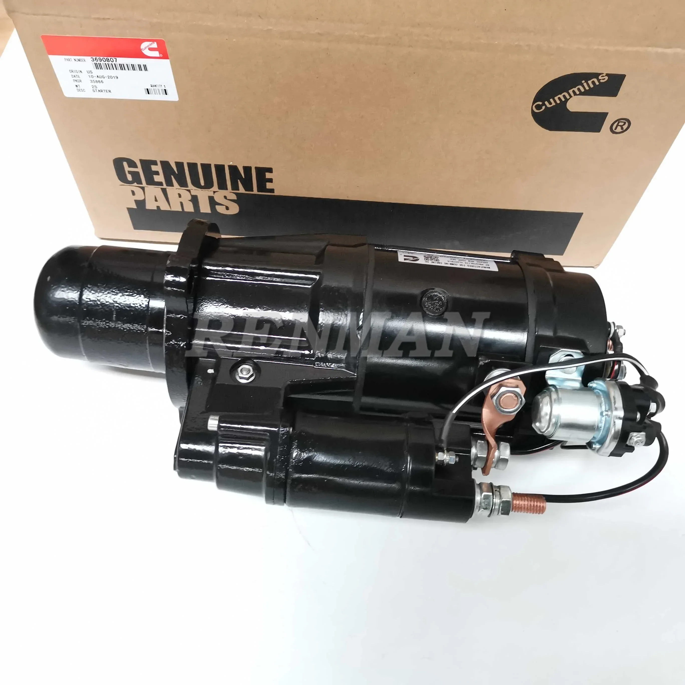 Cummins M11 ISM11 QSM11  engine 24V Starter motor 2874672 3690807