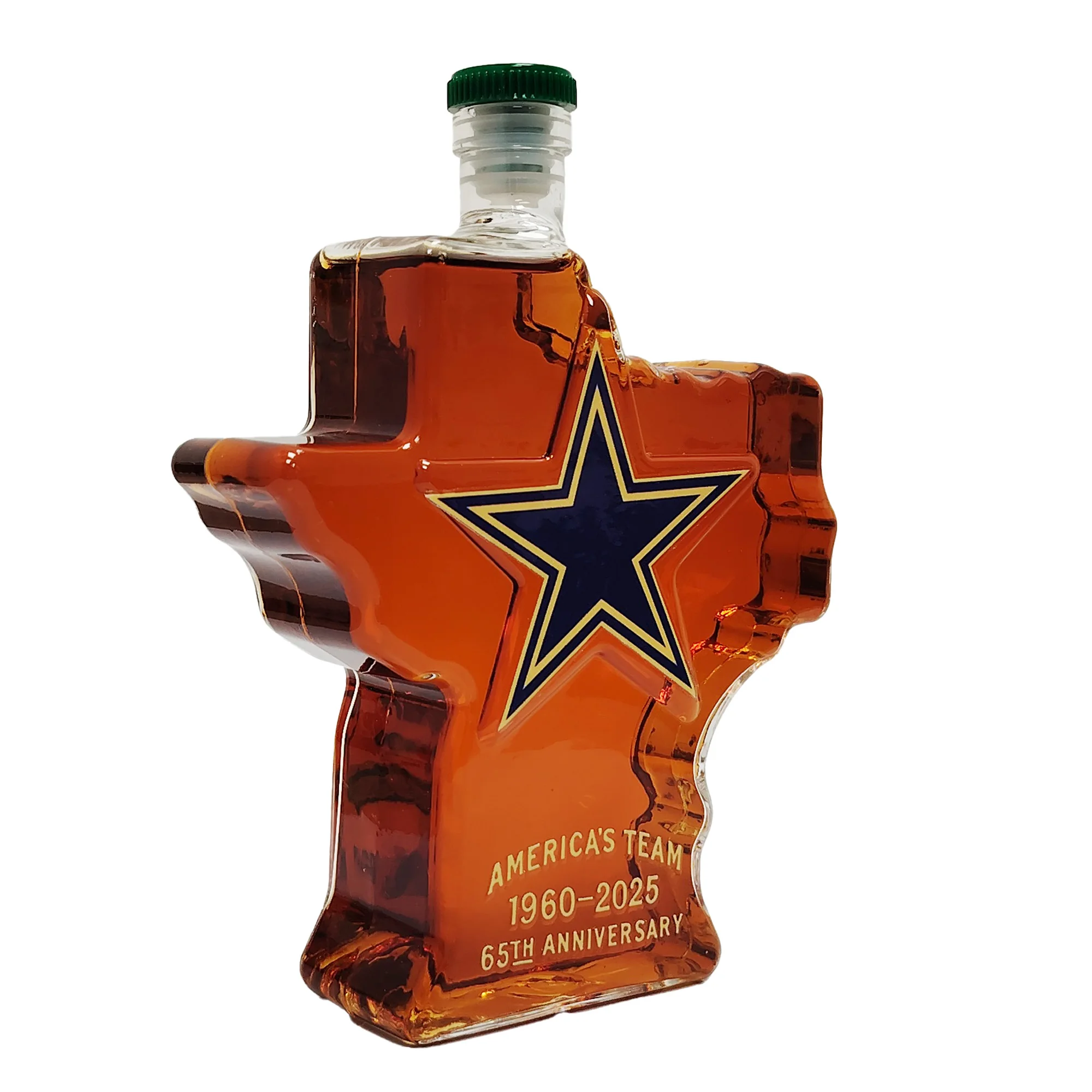 Juego de decantador de whisky para decantador del 65 ° aniversario de Dallas Cowboys para whisky, licor, escocés, ron, Bourbon, vodka,