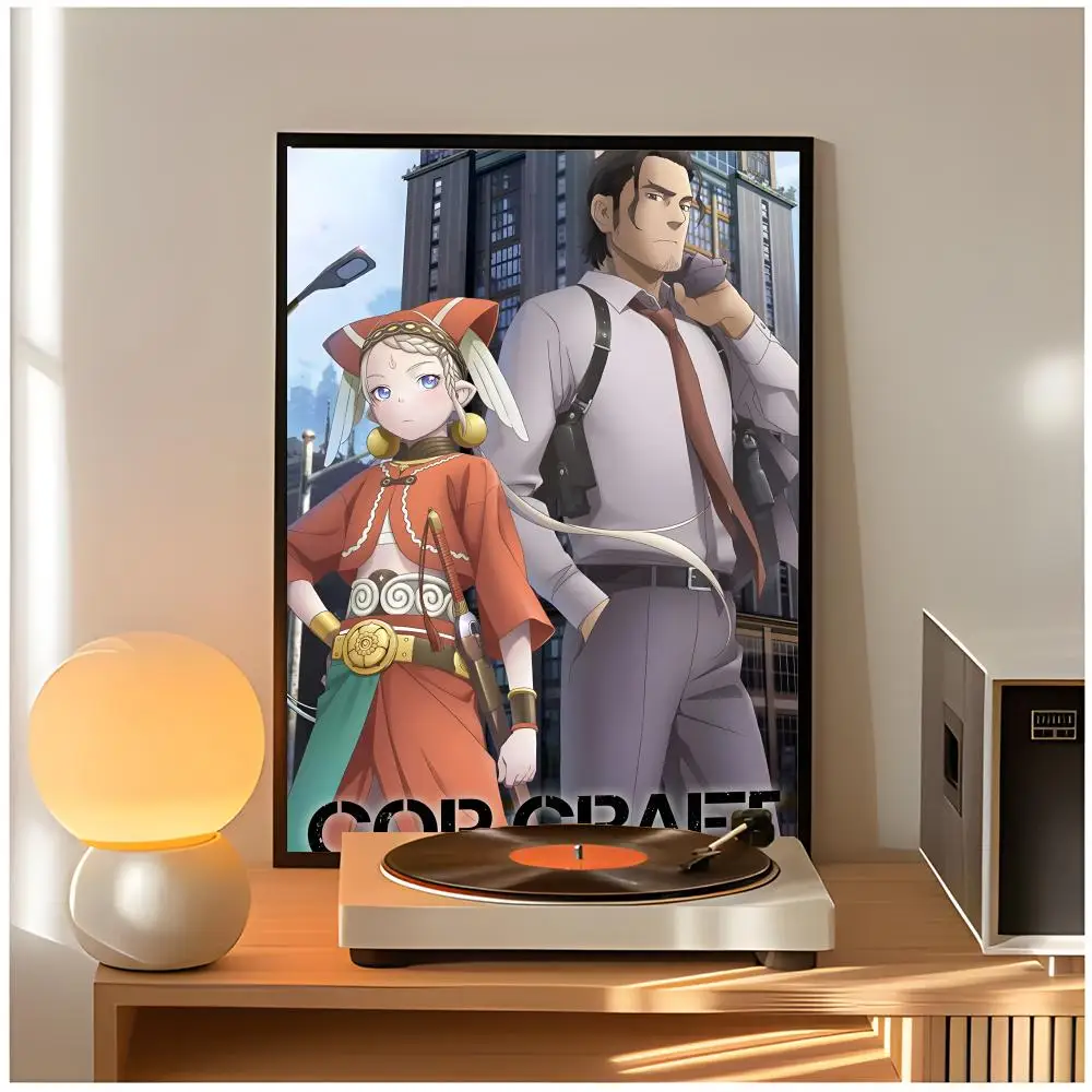 urban anime Cop Craft Poster Premium Wall Decor Modern Home Poster Unframed