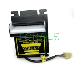 TOP TB74 TB77 Bill Acceptor Without Storage Boxes DC12V Pulse Signal Tablero Arcade Game Vending Machine Fishing Pinball Parts