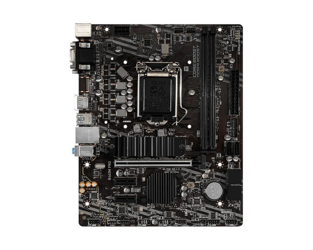 MSI B460M PRO Motherboard LGA 1200 Intel B460 DDR4 64GB M.2 SATA SSD support i9-10900 i5-10400F i3-10100 i3-10305 cpu Miro-ATX