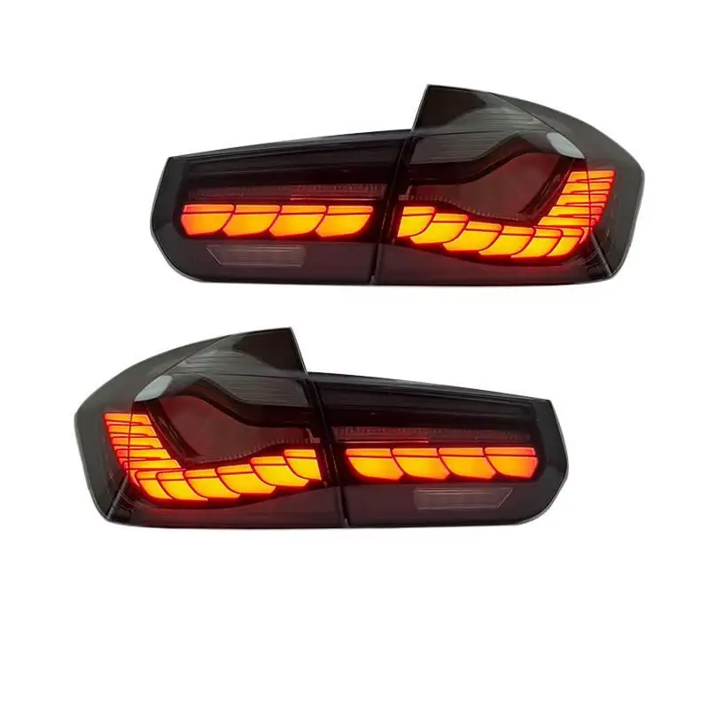 For BMW 3 Series F30 F35 Tail Light Assembly 2013-2018 Modified Dragon Scale LED Dynamic Water Steering Brake Reverse Taillight