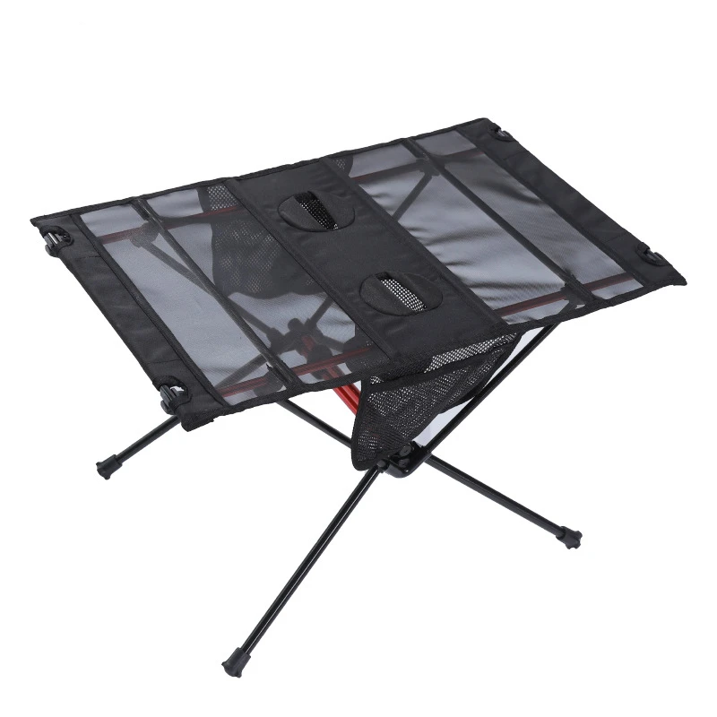 

Ultra Light Folding Table Outdoor Camping Camping Car Portable Barbecue Picnic Cup Hole Mobile Phone Bag Small Table