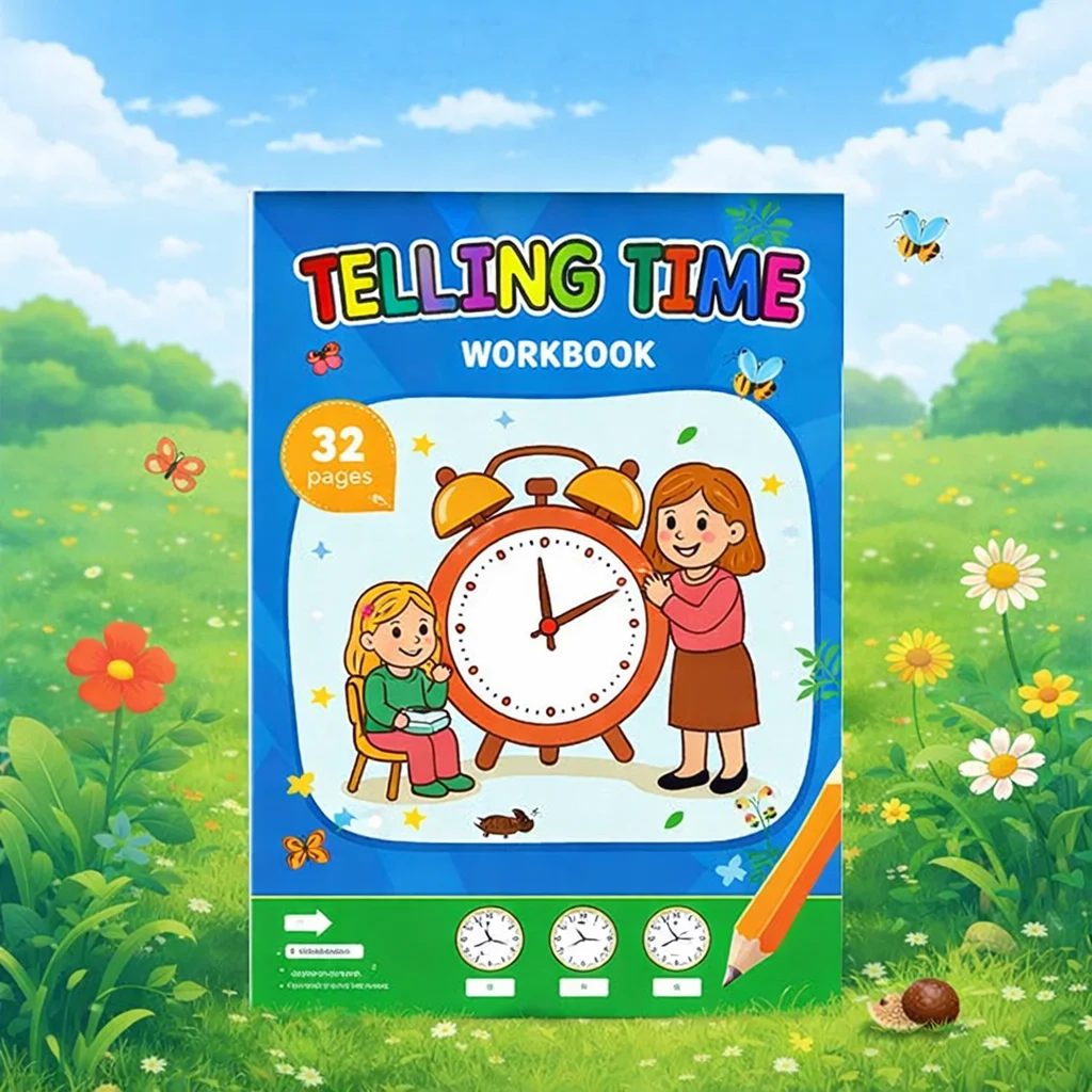 Drawing Books for Kids Time Concept Practice Workbook Reading Sheets Ideal Homeschool Classroom Supplies Christmas Gifts