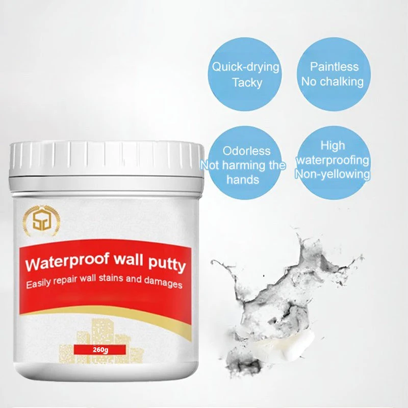 260g Wall Mending Agent Leak-Trapping Drywall Hole Peeling Repair Paint Valid Mouldproof Quick-Drying Restore Wall Repair Paste