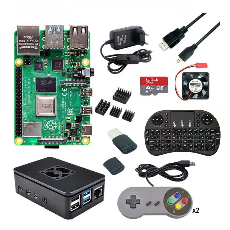 Hot New Arrival Raspberry Pi 4 Model Computer B 4b 1GB 2GB 4GB 8GB RAM Starter Kit Development Board